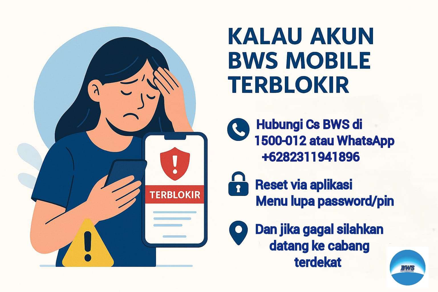 Cara buka blokir BWS mobile / 082311941896